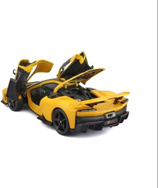 Ferrari F80 gelb Burago RACE & PLAY 1:18 Metallmodell